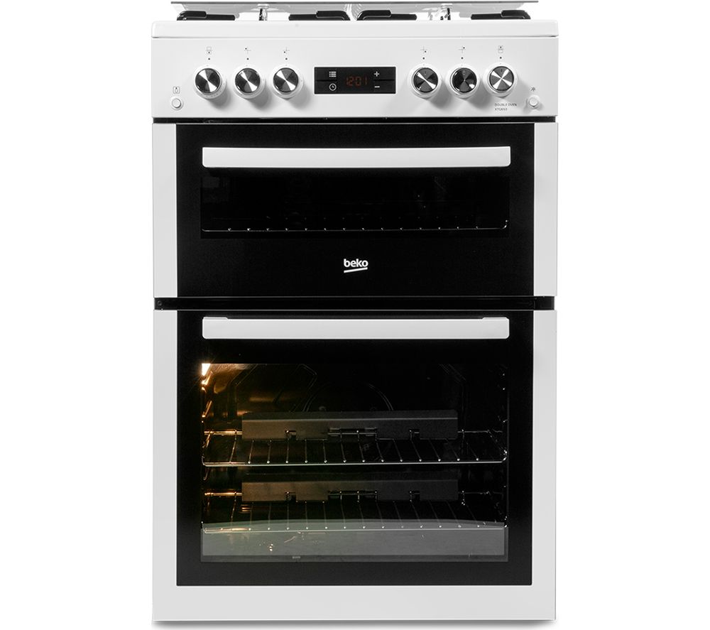 BEKO XTG653W 60 cm Gas Cooker - White, White