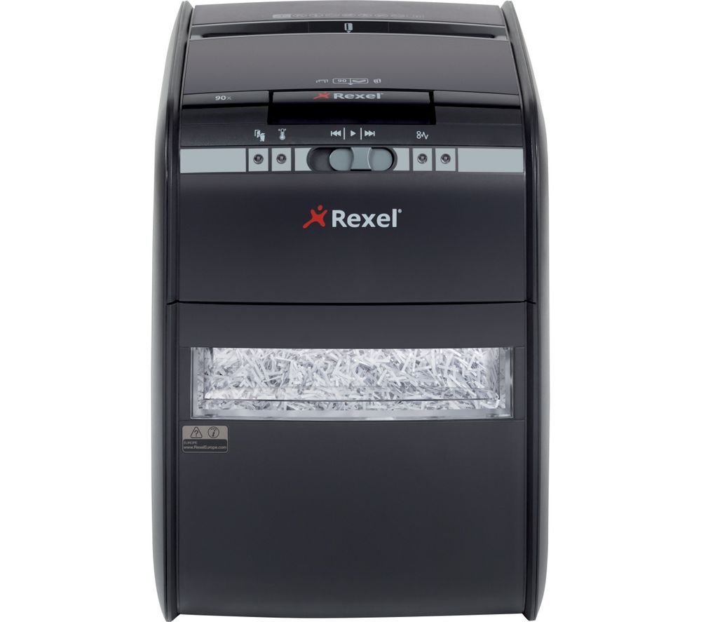 REXEL Auto+ 90X Cross Cut Paper Shredder specs