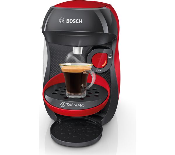 TAS1003GB TASSIMO by Bosch Happy TAS1003GB Coffee Machine Red Currys Business