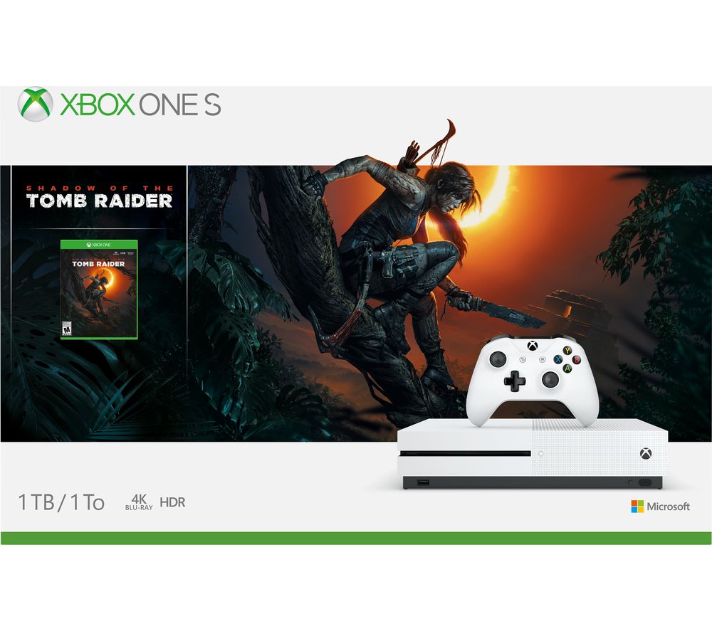 MICROSOFT Xbox One S with Shadow of the Tomb Raider review