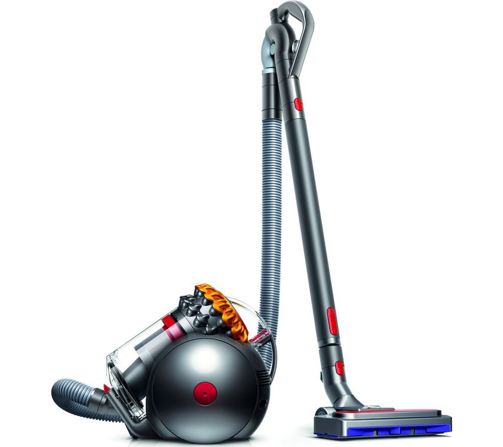 DYSON Big Ball Multifloor 2 Cylinder Bagless Vacuum Cleaner - Grey & Yellow, Grey