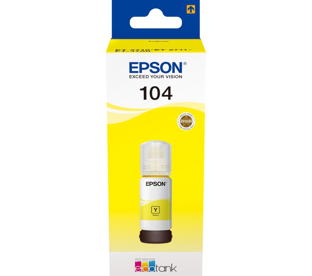EPSON 104 Yellow Ecotank Ink Bottle