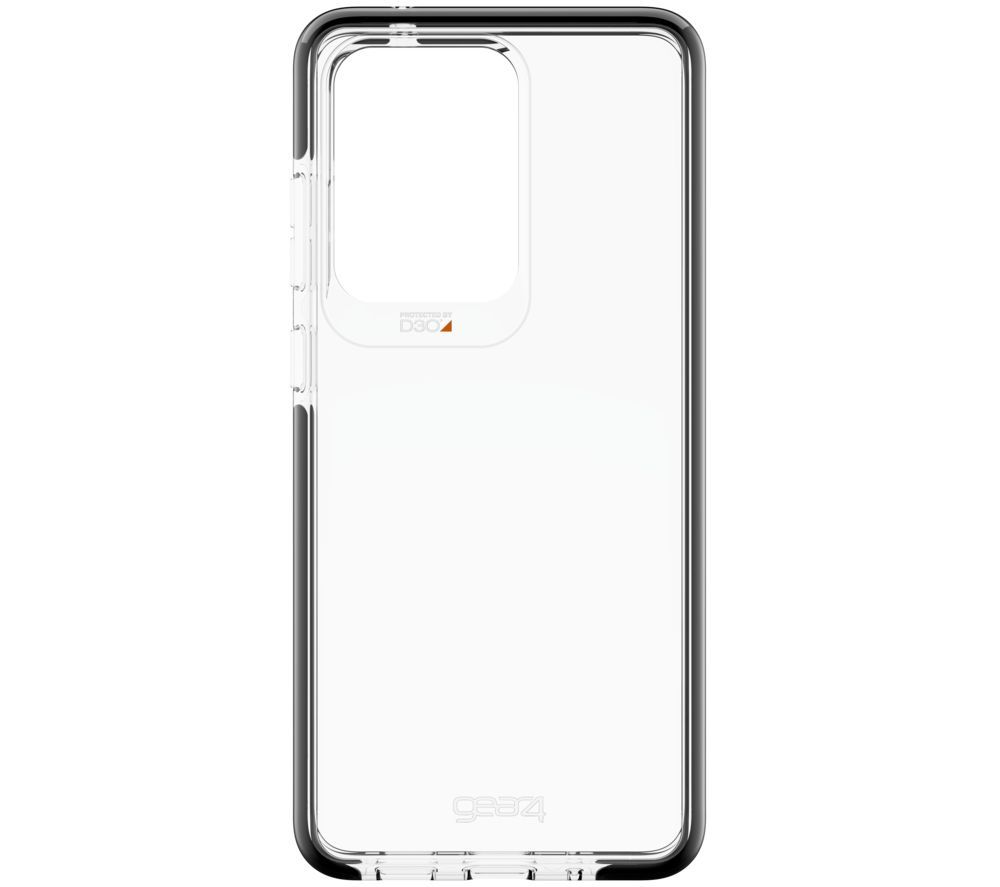GEAR4 Piccadilly Galaxy S20 Ultra Case - Clear & Black, Black