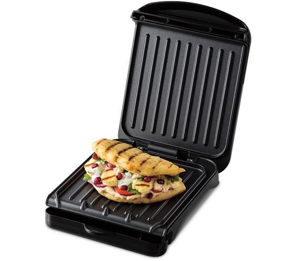 George Foreman 25800 Small Fit Grill Black