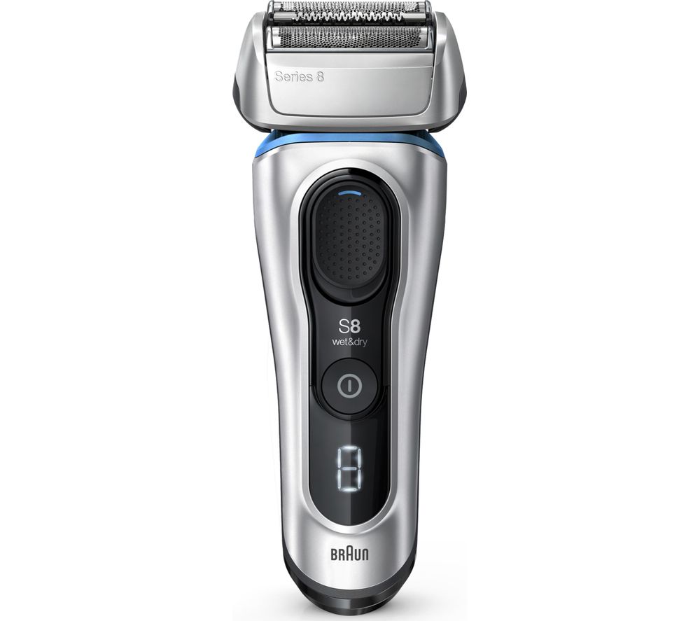 BRAUN Series 8 8350s Wet and Dry Foil Shaver - Silver