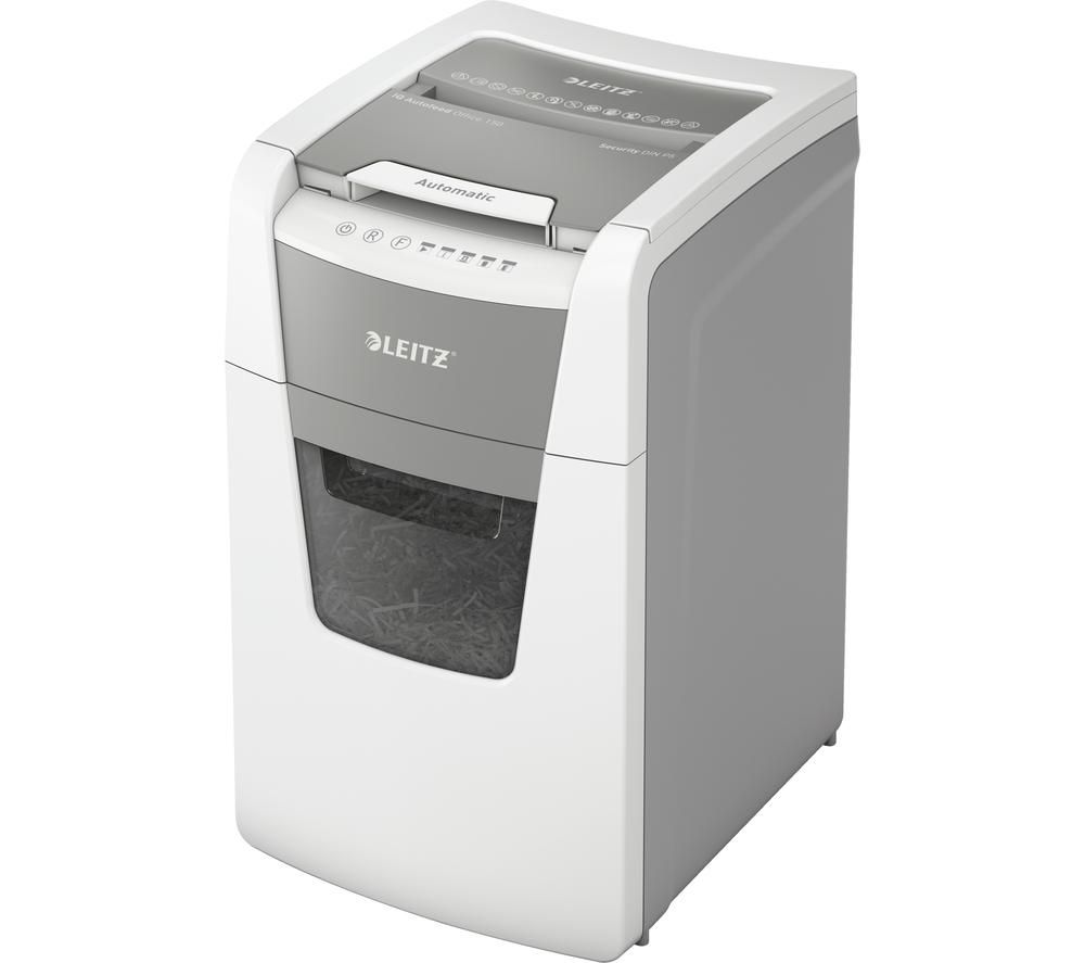 Buy LEITZ IQ AutoFeed Office 150 P4 Cross Cut Paper Shredder | Free ...