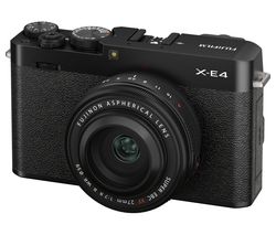 X-E4 Mirrorless Camera with FUJINON XF 27 mm f/2.8 R WR Lens - Black