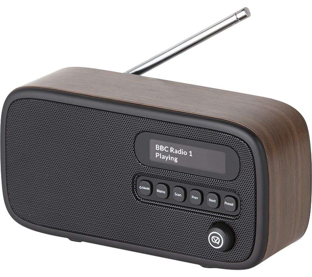 VQ Dexter Portable DAB+/FM Radio - Walnut