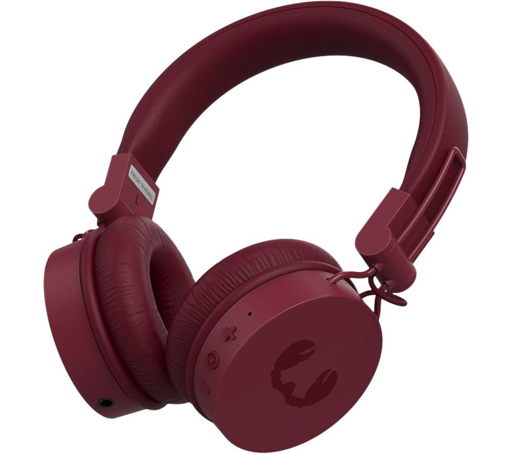 FRESH N REBEL Caps 2 Wireless Bluetooth Headphones - Ruby Red