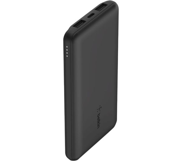 Belkin 10000 Mah Portable Power Bank With 15 W Usb C Boost Charge Black