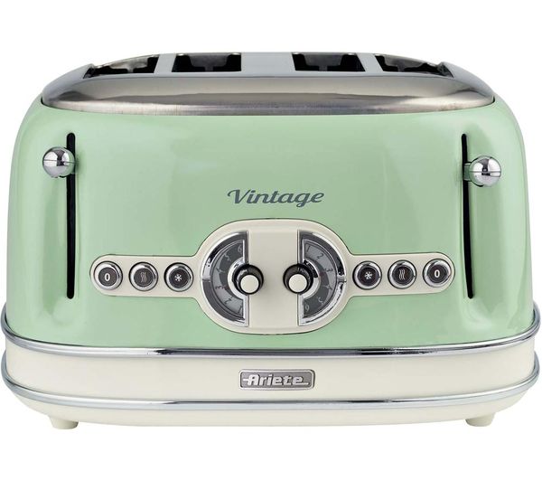 Ariete Vintage 156 4 Slice Toaster Green