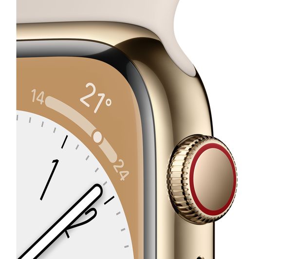 MNKM3B/A - APPLE Watch Series 8 Cellular - Gold with Starlight 