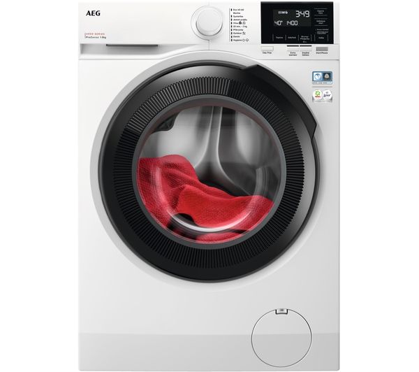 Aeg 6000 Prosense Lfr61844b 8 Kg 1400 Spin Washing Machine White