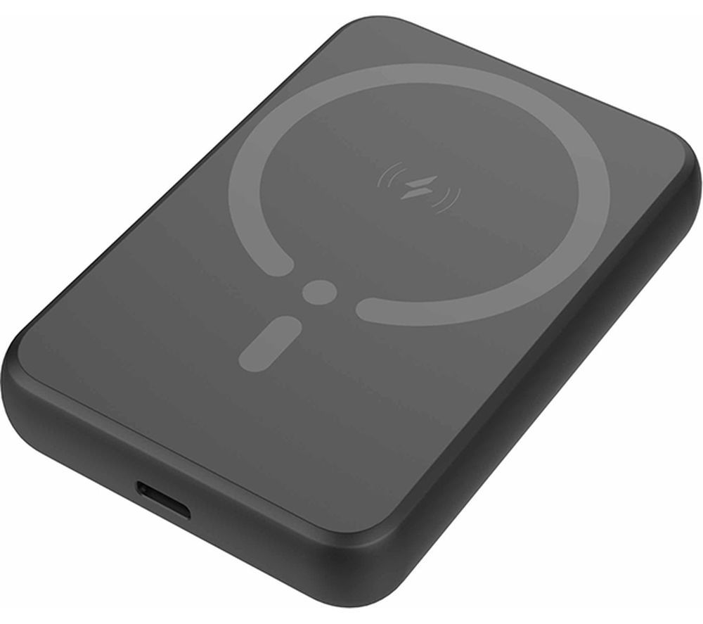 G6P5KMS24 Portable Magnetic Wireless Charger & Power Bank - Black