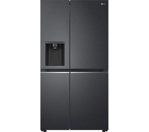 LG NatureFRESH GSLV70MCTD American-Style Smart Fridge Freezer - Matte Black