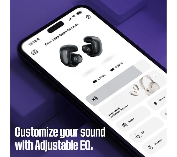 BOSE Ultra Open Wireless Bluetooth Earbuds - Black - 017817846929