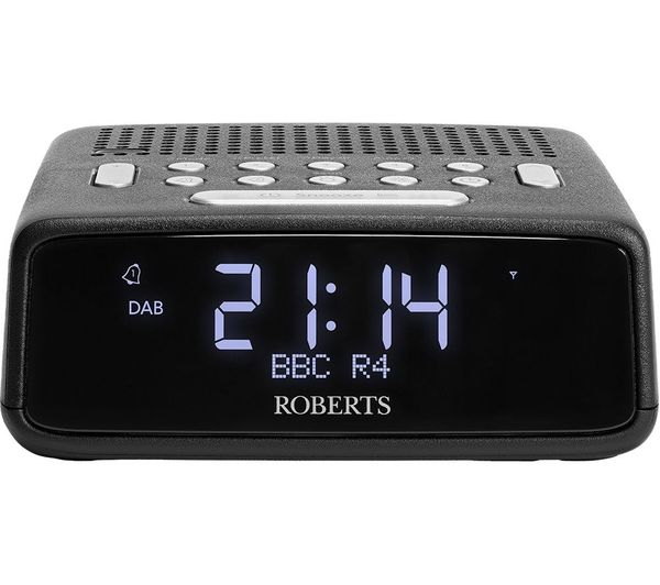 ROBERTS Ortus DAB+/FM Clock Radio - Black