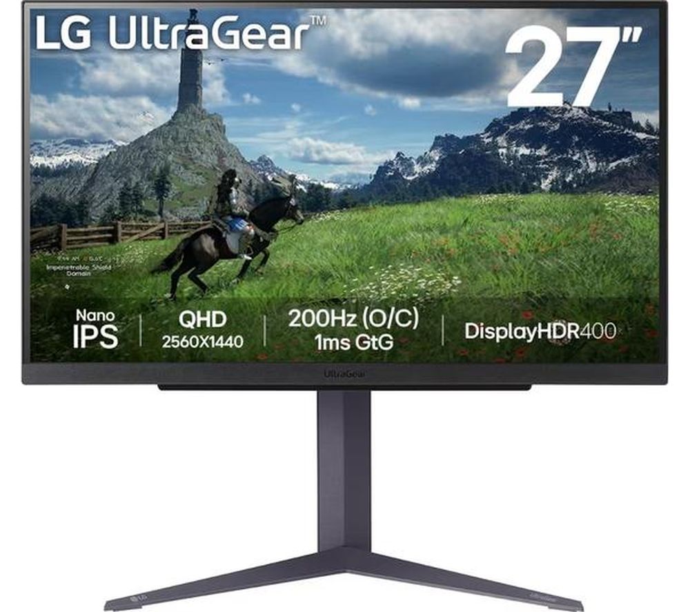 UltraGear 27GS85Q-B Quad HD 27" Nano IPS Gaming Monitor - Black