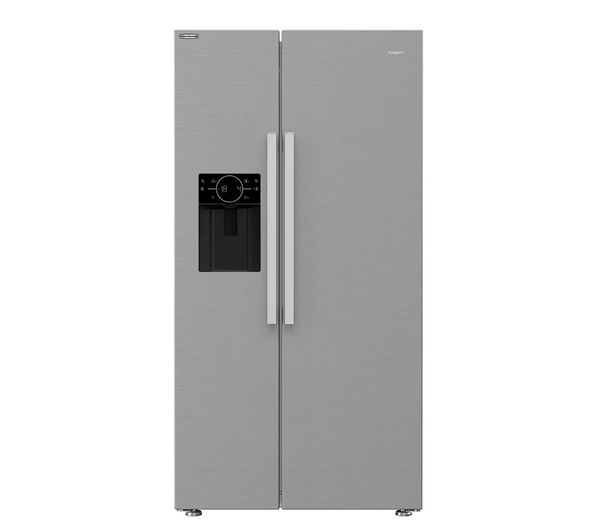 Hotpoint Hpg2 6573w Xp4uk Dual No Frost American Style Fridge Freezer Silver