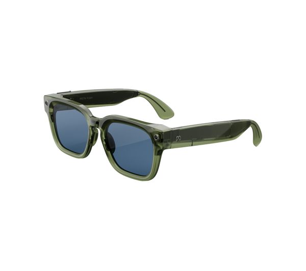An image of META Fury Glasses - Racing Green, Light Blue Atlantic Lenses