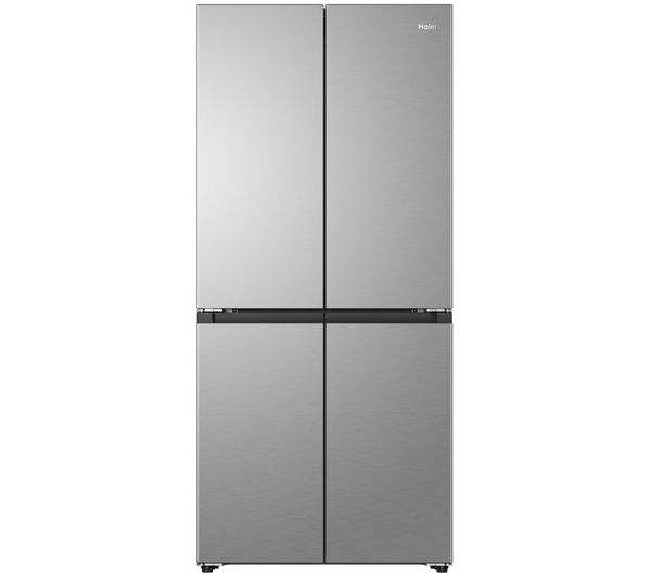 An image of HAIER Cube Series 5 HCR58S18DNMM American-Style Smart Fridge Freezer - Inox