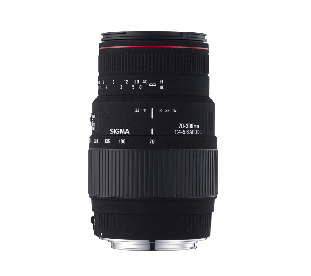 SIGMA 70-300 mm f/4-5.6 DG APO Telephoto Zoom Lens with Macro – for Nikon