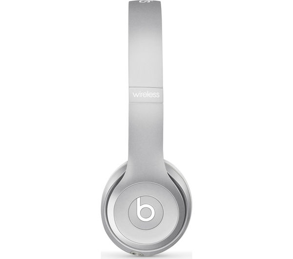 BEATS Solo 2 Wireless Bluetooth Headphones - Silver