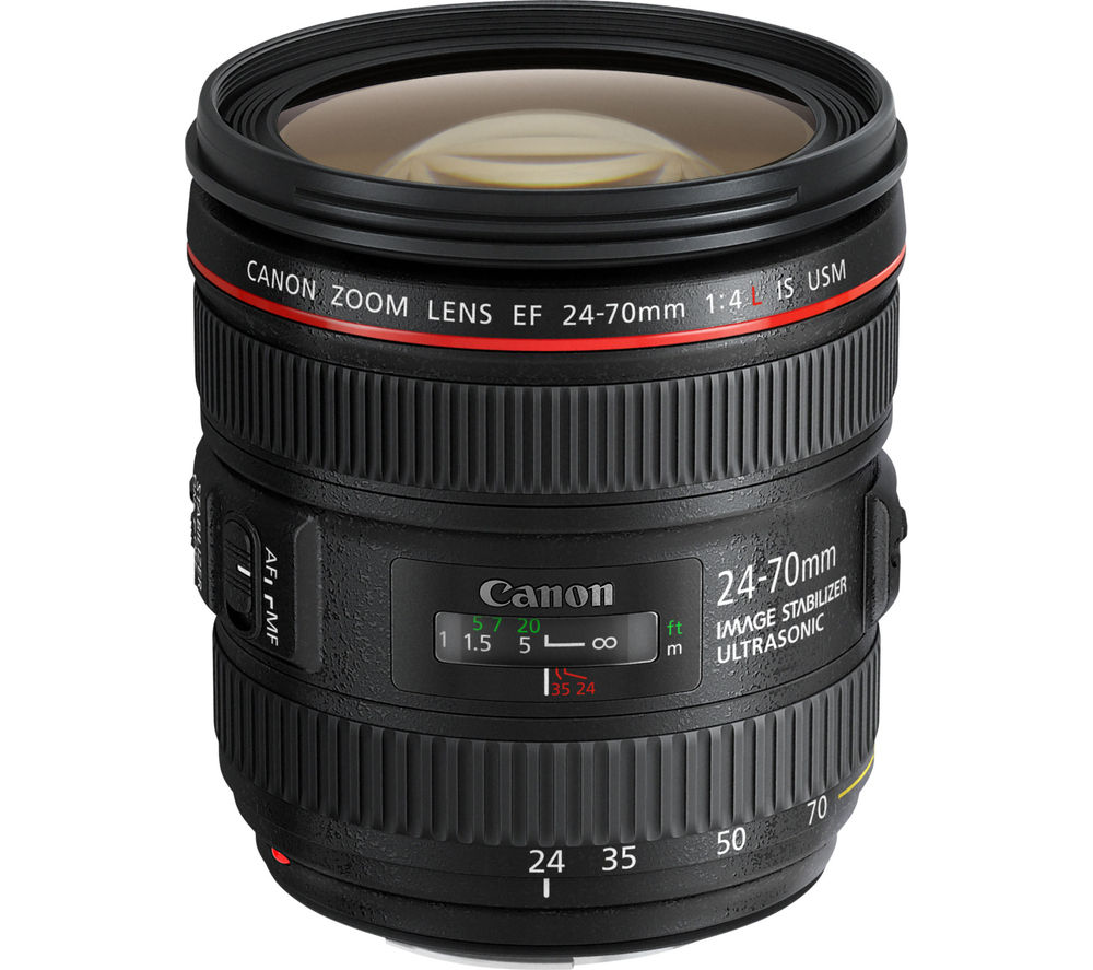 Buy CANON EF 24-70 mm f/4 L Standard Zoom Lens | Free Delivery | Currys