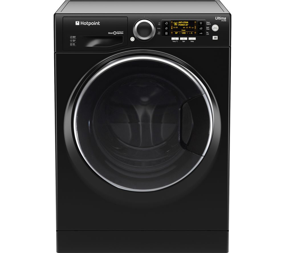 Hotpoint Washer Dryer RD 966 JKD UK  - Black, Black