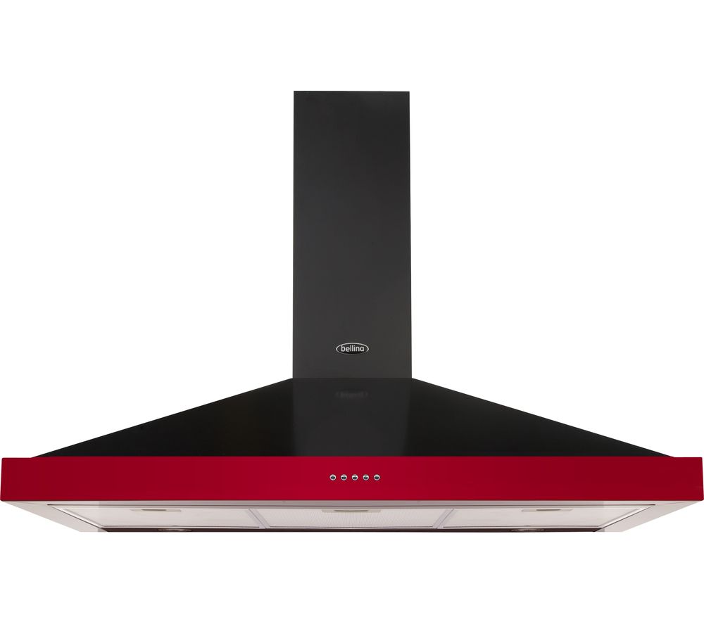 BELLING Classic 90CHIM Chimney Cooker Hood - Hot Jalapeno