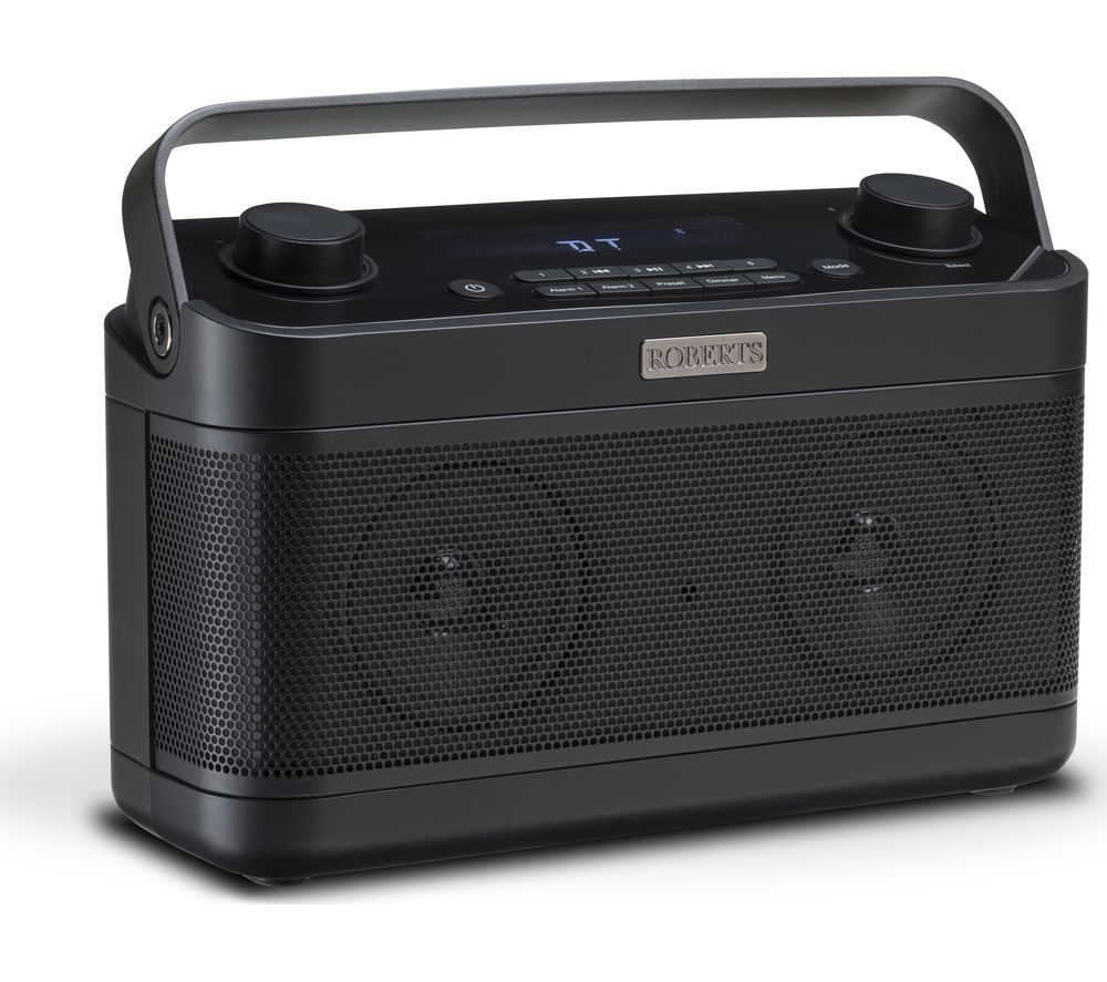 ROBERTS Blutune 5 Portable DAB+/FM Bluetooth Radio - Black, Black ROBERTS Blutune 5 Portable DAB+/FM Bluetooth Radio - Black, Black