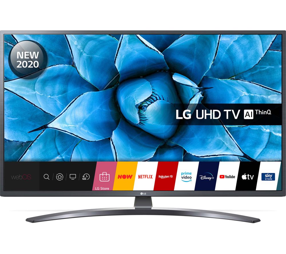 LG 43UN74006LB  Smart 4K Ultra HD HDR LED TV with Google Assistant & Amazon Alexa
