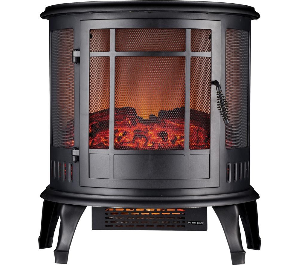 DAEWOO HEA1574 Electric Fireplace - Black