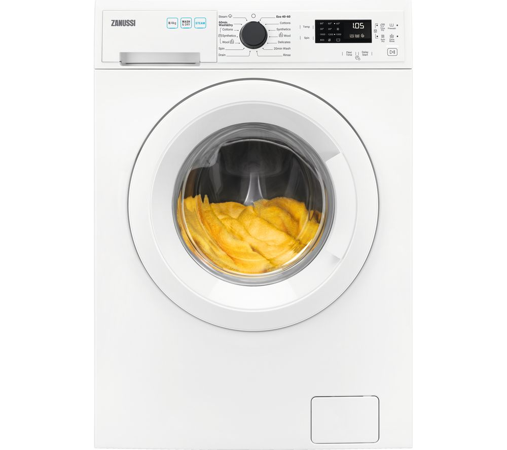 ZANUSSI AutoAdjust ZWD76SB4PW 7 kg Washer Dryer - White