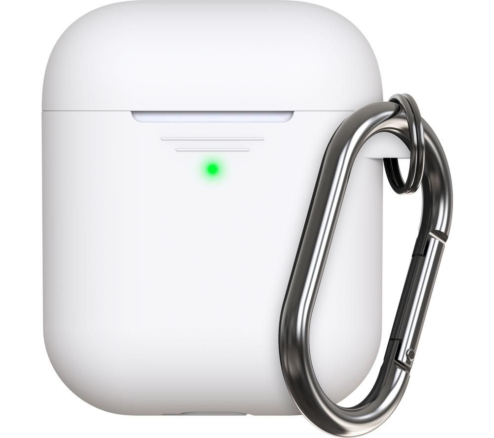 KEYBUDZ Elevate AirPods Protective Keychain Case - White