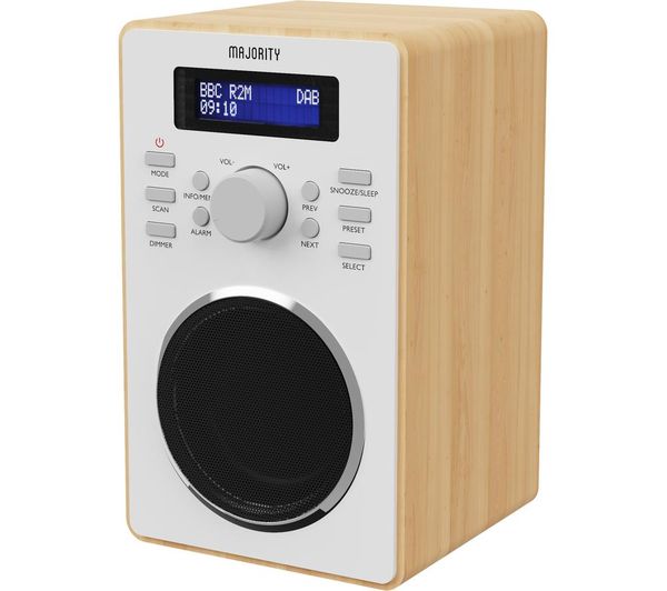 Buy MAJORITY Barton 2 DAB+/FM Radio Oak Free Delivery Currys