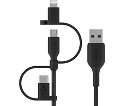 Boost Charge 3-in-1 USB Cable - 1 m
