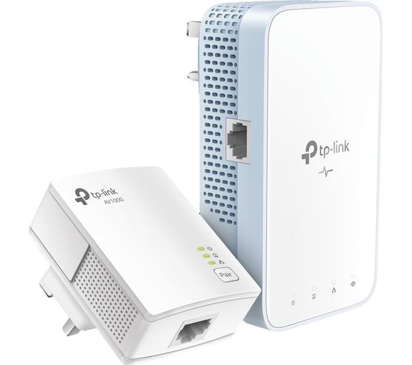 Image of TP-LINK TL-WPA7517 AV1000 WiFi Powerline Adapter Kit - Twin Pack