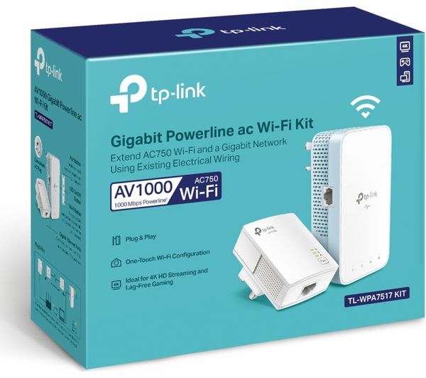 Buy Tp Link Tl Wpa7517 Av1000 Wifi Powerline Adapter Kit Twin Pack Free Delivery Currys Buy Tp Link Tl Wpa7517 Av1000 Wifi Powerline Adapter Kit Twin Pack Free Delivery Currys