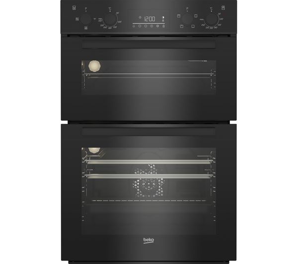Image of BEKO RecycledNet BBDF22300B Electric Double Oven - Black