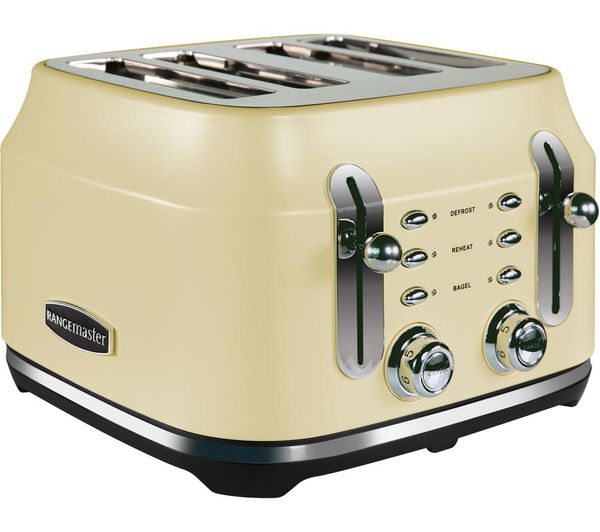 Rangemaster Rmcl4s201cm 4 Slice Toaster Cream