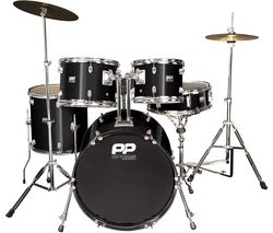 PP220BLK 5 Piece Fusion Drum Kit - Black