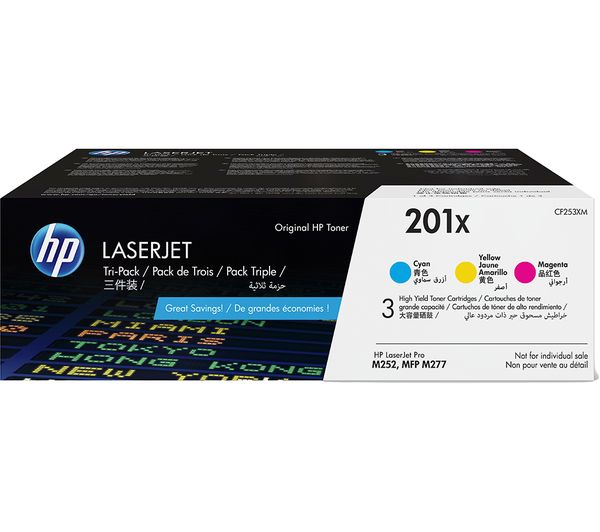 Hp Original 201x Cyan Magenta Yellow Toner Cartridges Multipack