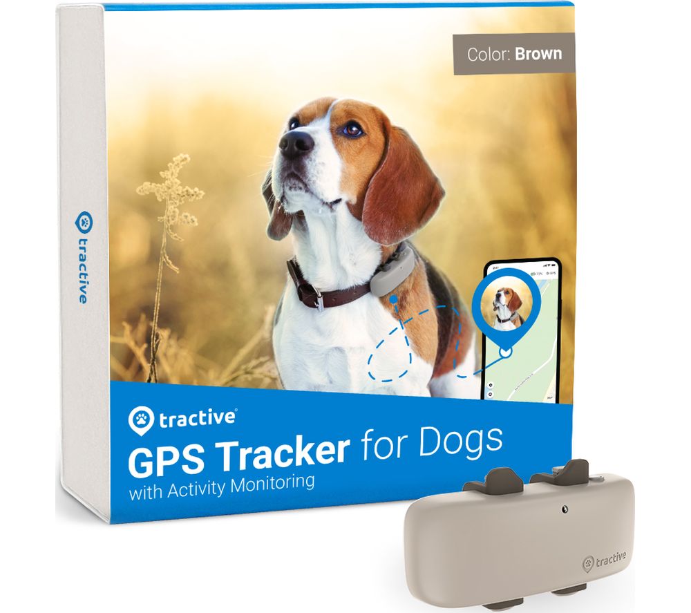 GPS DOG 4 - Dog Tracker and Activity Monitor - Brown