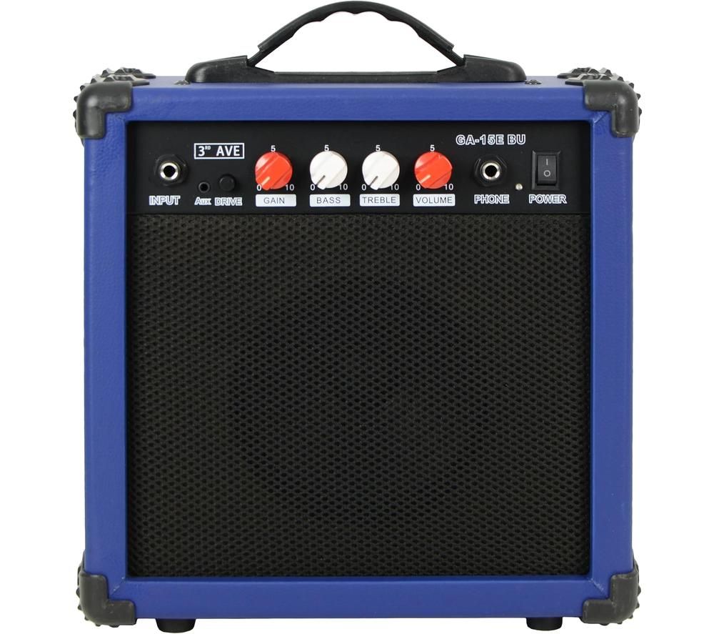 15 W Combo Guitar Practice Amplifier - Blue