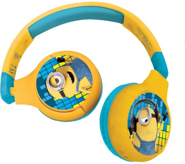 Lexibook Hpbt010des Wireless Bluetooth Kids Headphones Despicable Me