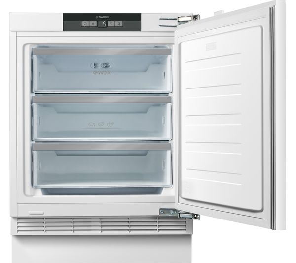 Fixed hinge cheap integrated freezer
