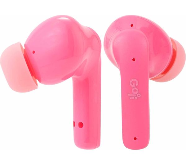 Goji Gkdtwsp24 Wireless Bluetooth Kids Earbuds Pink