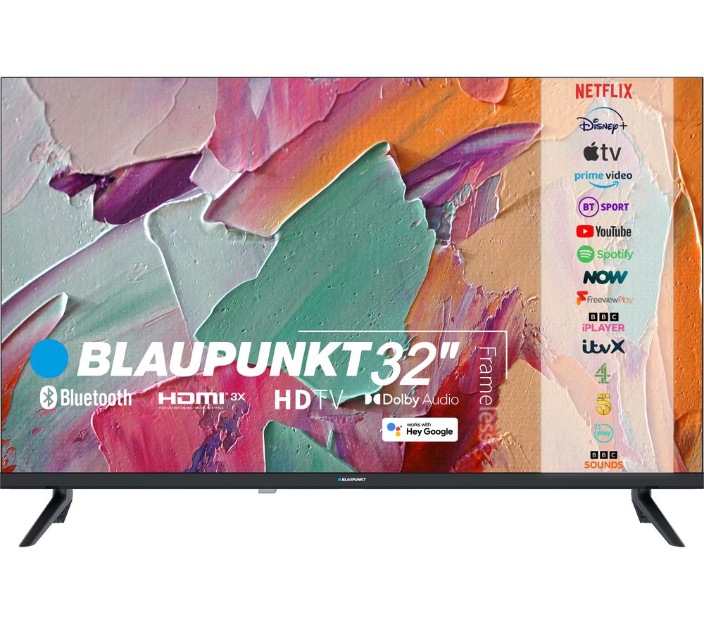 BA32H4382QKB 32" Smart HD Ready LED TV with Google Assistant