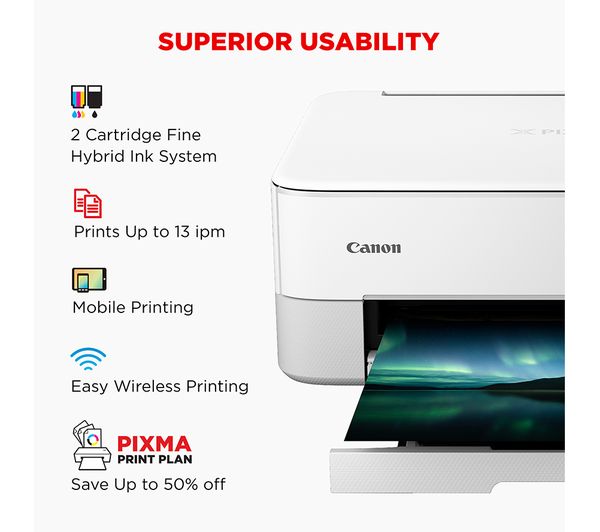 2228C008 - CANON PIXMA TS5150 All-in-One Wireless Inkjet Printer - Currys  Business